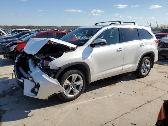 TOYOTA HIGHLANDER 2018 with VIN 5TDYZRFH1JS236424 - Photo from auction