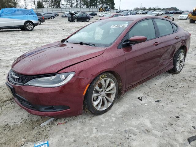CHRYSLER 200 S 2015 with VIN 1C3CCCBB5FN754595 - Photo from auction