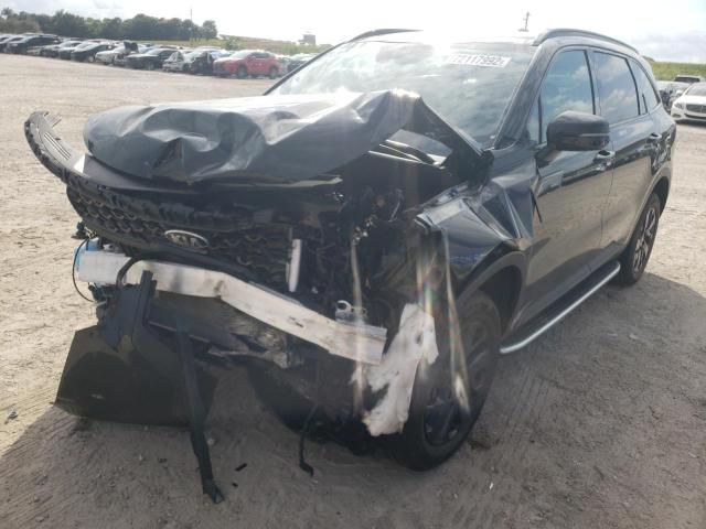 KIA SORENTO S 2021 with VIN 5XYRLDLC4MG030775 - Photo from auction