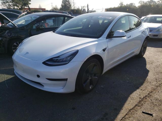 TESLA MODEL 3 2022 with VIN 5YJ3E1EB0NF298864 - Photo from auction