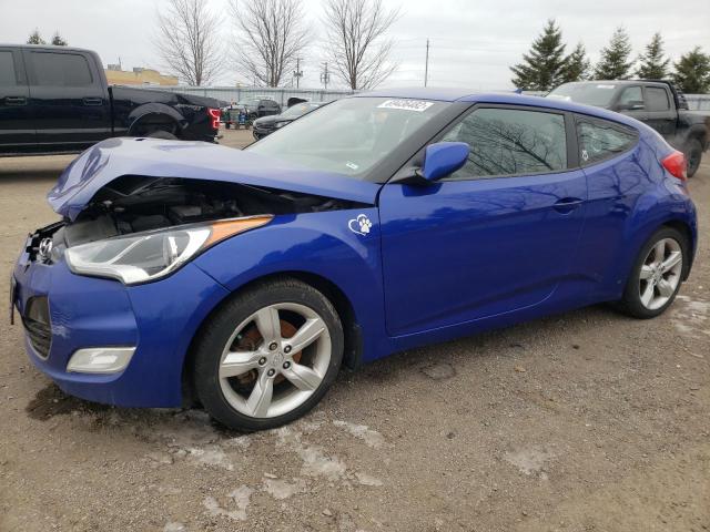 HYUNDAI VELOSTER 2013 with VIN KMHTC6AD9DU089702 - Photo from auction