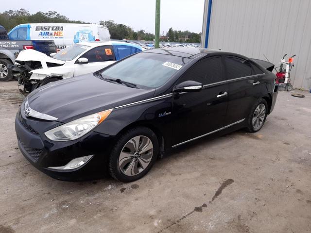 HYUNDAI SONATA HYB 2014 with VIN KMHEC4A40EA115698 - Photo from auction