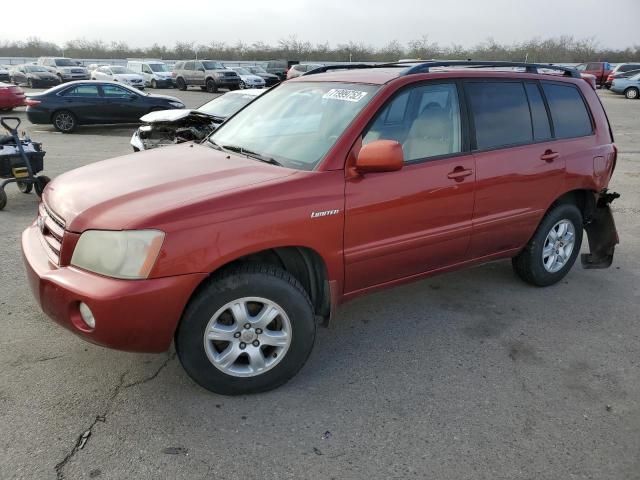 TOYOTA HIGHLANDER 2003 with VIN JTEHF21A630105033 - Photo from auction
