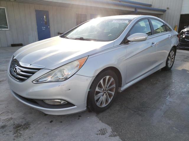HYUNDAI SONATA SE 2014 with VIN 5NPEC4ABXEH873009 - Photo from auction