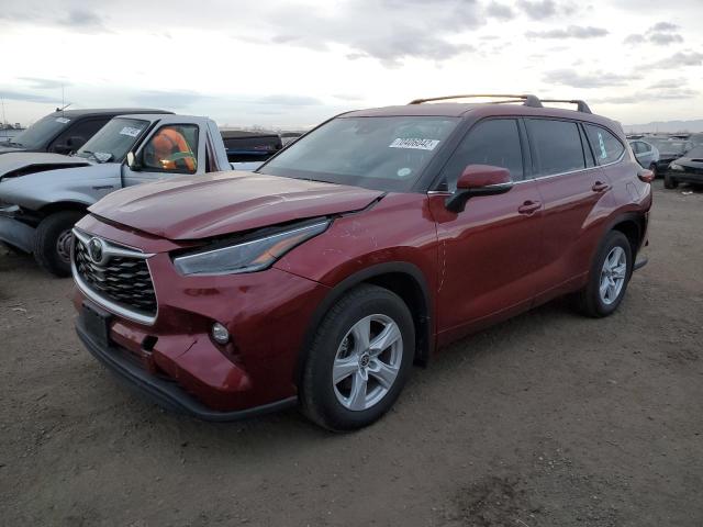 TOYOTA HIGHLANDER 2021 with VIN 5TDBZRBH5MS136858 - Photo from auction