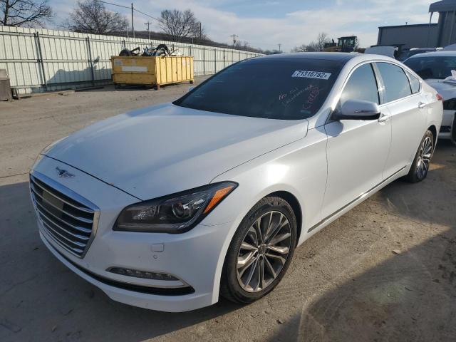 Photo 1 from auction – 2017 GENESIS G80 BASE with VIN KMHGN4JE6HU192381