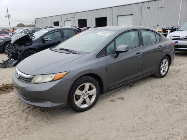 HONDA CIVIC LX 2012 with VIN 19XFB2F50CE085971 - Photo from auction