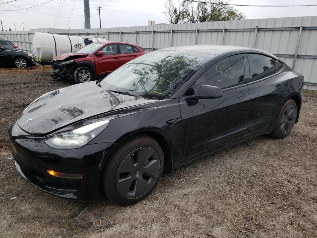 TESLA MODEL 3 2022 with VIN 5YJ3E1EA2NF344783 - Photo from auction