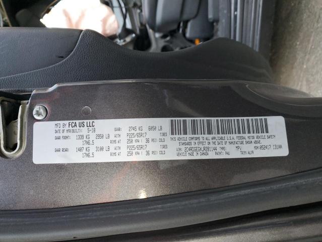 Photo 14 from auction – 2018 DODGE GRAND CARA with VIN 2C4RDGEGXJR281144