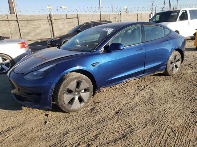 TESLA MODEL 3 2022 with VIN 5YJ3E1EA7NF189969 - Photo from auction