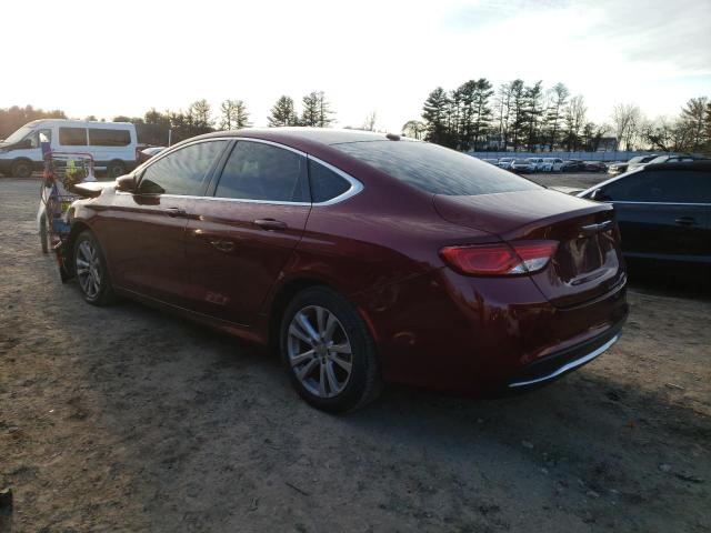 Photo 2 from auction – 2015 CHRYSLER 200 LIMITE with VIN 1C3CCCAB0FN539112