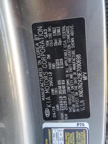 Photo 14 from auction – 2014 KIA SOUL with VIN KNDJN2A29E7090698