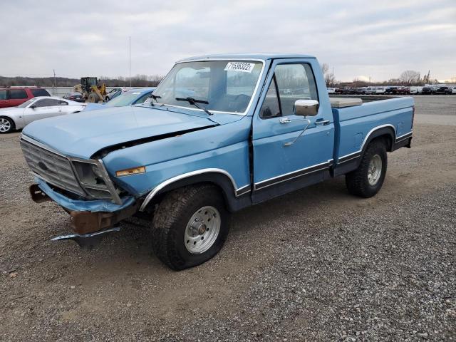 FORD F100 1983 with VIN 1FTCF10F2DRA09628 - Photo from auction