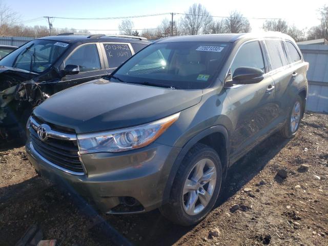 TOYOTA HIGHLANDER 2014 with VIN 5TDDKRFHXES067688 - Photo from auction