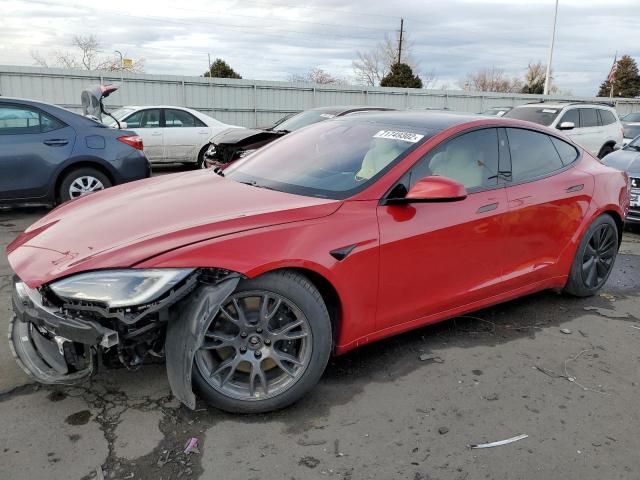 TESLA MODEL S 2022 with VIN 5YJSA1E53NF474663 - Photo from auction