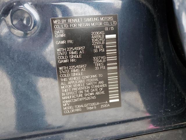 Photo 14 from auction – 2015 NISSAN ROGUE S with VIN KNMAT2MTXFP526745