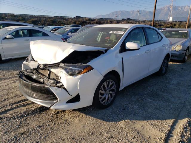 TOYOTA COROLLA L 2018 with VIN 5YFBURHE3JP821800 - Photo from auction