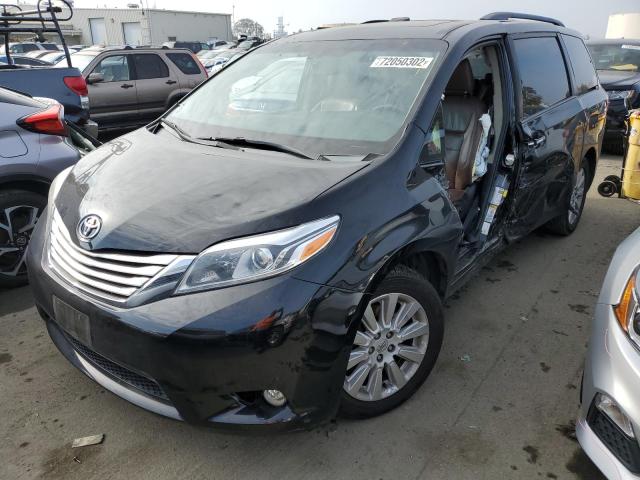 TOYOTA SIENNA XLE 2015 with VIN 5TDDK3DC5FS107004 - Photo from auction
