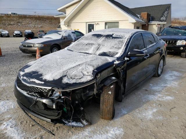 KIA OPTIMA EX 2018 with VIN 5XXGU4L31JG238472 - Photo from auction