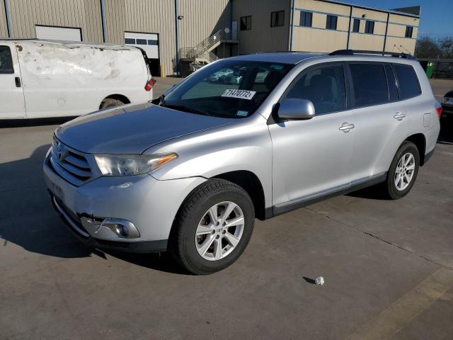 TOYOTA HIGHLANDER 2012 with VIN 5TDBK3EH7CS129289 - Photo from auction