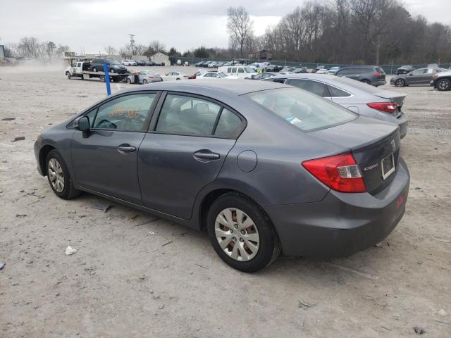 Photo 2 from auction – 2012 HONDA CIVIC LX with VIN 19XFB2F50CE321731