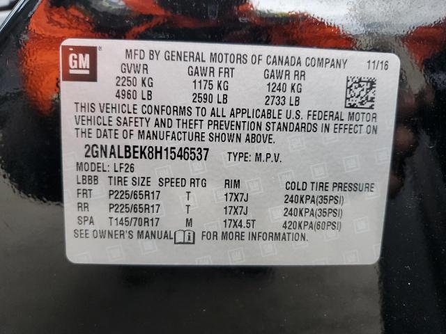 Photo 14 from auction – 2017 CHEVROLET EQUINOX LS with VIN 2GNALBEK8H1546537
