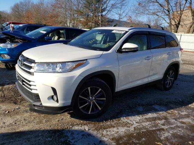 TOYOTA HIGHLANDER 2019 with VIN 5TDJZRFH6KS624140 - Photo from auction