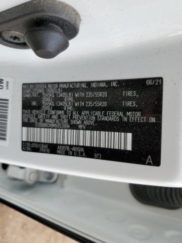 Photo 14 from auction – 2021 TOYOTA HIGHLANDER with VIN 5TDDBRCH9MS053994