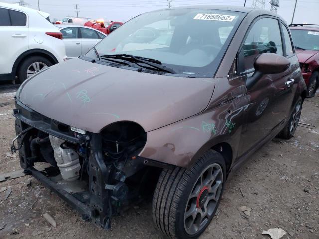 FIAT 500 SPORT 2012 with VIN 3C3CFFBR5CT383942 - Photo from auction