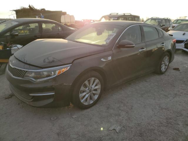 KIA OPTIMA EX 2018 with VIN 5XXGU4L38JG231826 - Photo from auction
