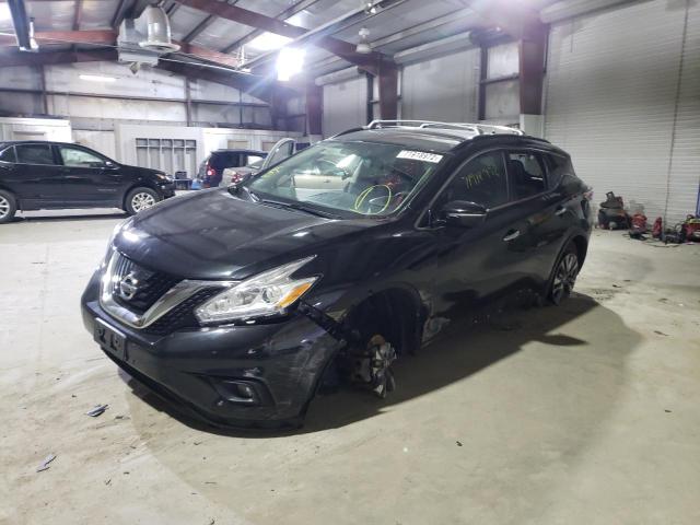 NISSAN MURANO 2015 with VIN 5N1AZ2MH9FN249555 - Photo from auction
