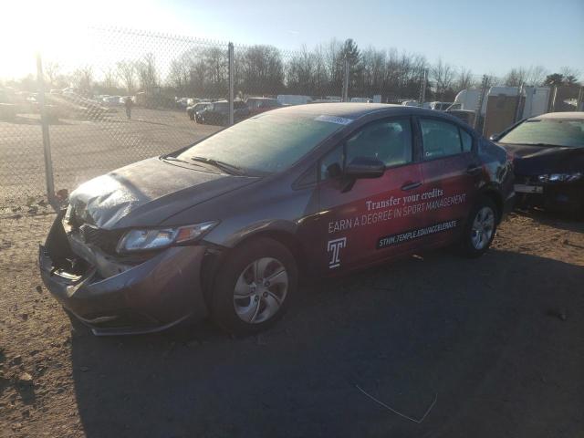 HONDA CIVIC LX 2014 with VIN 2HGFB2F53EH541373 - Photo from auction