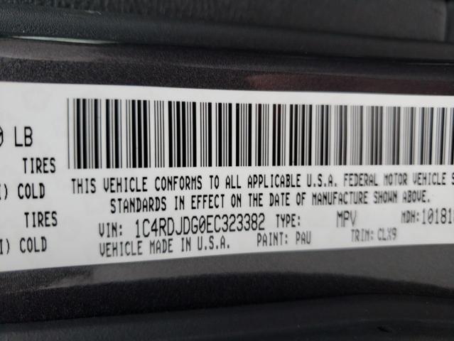 Photo 10 from auction – 2014 DODGE DURANGO LI with VIN 1C4RDJDG0EC323382