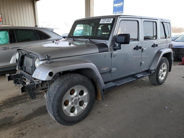 JEEP WRANGLER U 2014 with VIN 1C4BJWEG3EL136272 - Photo from auction