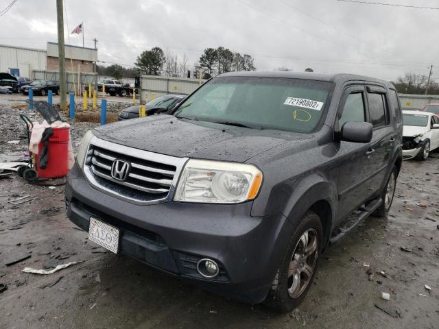 HONDA PILOT EX 2015 with VIN 5FNYF4H45FB029536 - Photo from auction