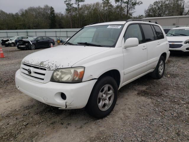 TOYOTA HIGHLANDER 2005 with VIN JTEDD21A050130498 - Photo from auction