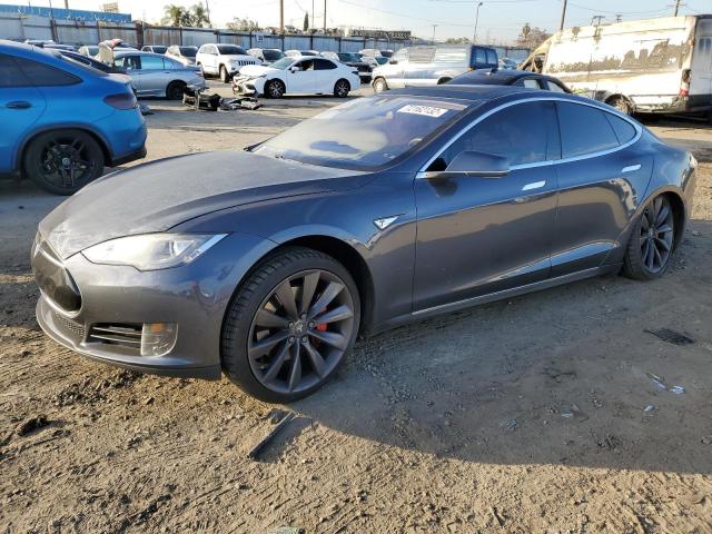 TESLA MODEL S 2015 with VIN 5YJSA1E12FF119773 - Photo from auction