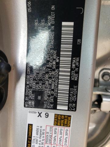 Photo 14 from auction – 2006 TOYOTA HIGHLANDER with VIN JTEGD21A960150585