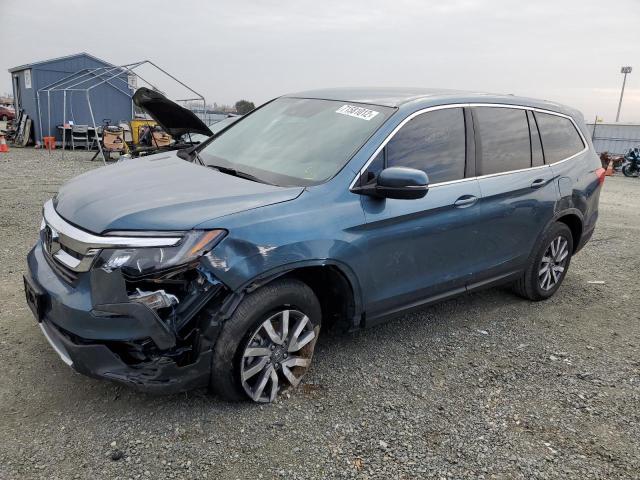 HONDA PILOT EX 2020 with VIN 5FNYF6H32LB051668 - Photo from auction