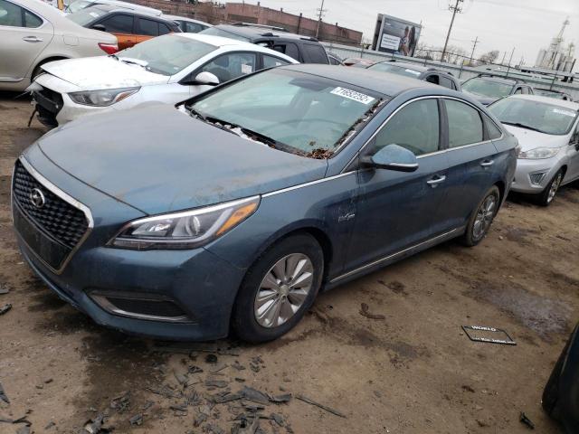 HYUNDAI SONATA HYB 2016 with VIN KMHE24L18GA009055 - Photo from auction