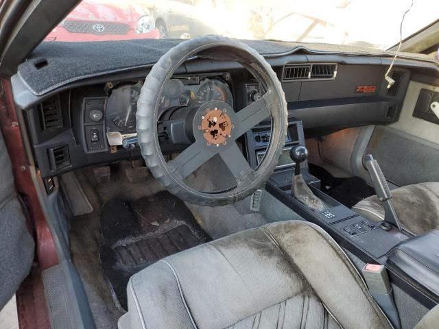Photo 8 from auction – 1987 CHEVROLET CAMARO with VIN 1G1FP21F2HL121779
