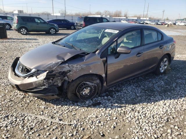 HONDA CIVIC LX 2014 with VIN 19XFB2F53EE015674 - Photo from auction