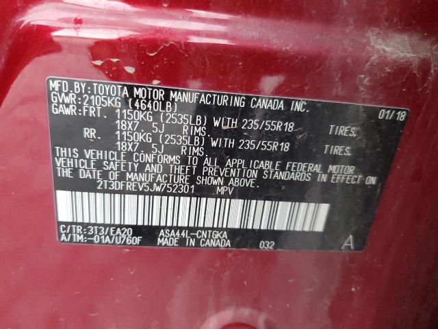 Photo 14 from auction – 2018 TOYOTA RAV4 LIMIT with VIN 2T3DFREV5JW752301