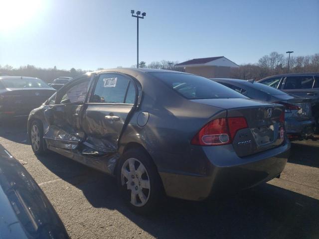 Photo 2 from auction – 2008 HONDA CIVIC LX with VIN 2HGFA16508H313722