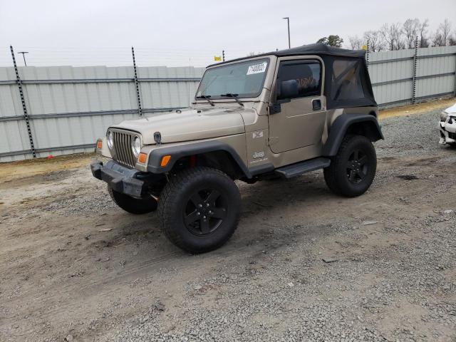 JEEP WRANGLER X 2004 with VIN 1J4FA39S74P701199 - Photo from auction
