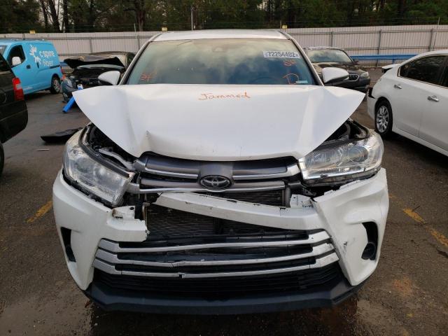 Photo 5 from auction – 2019 TOYOTA HIGHLANDER with VIN 5TDZZRFH1KS362661