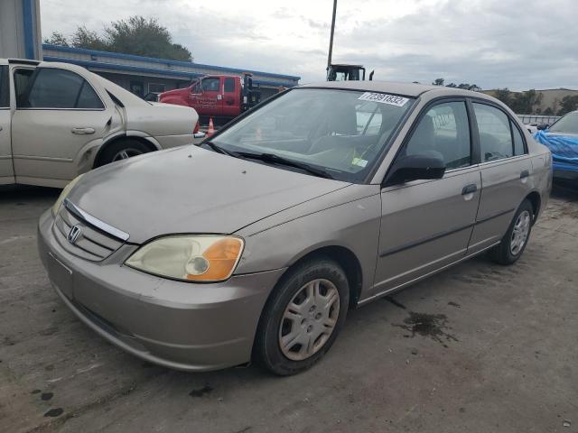 HONDA CIVIC LX 2001 with VIN 2HGES16551H567196 - Photo from auction