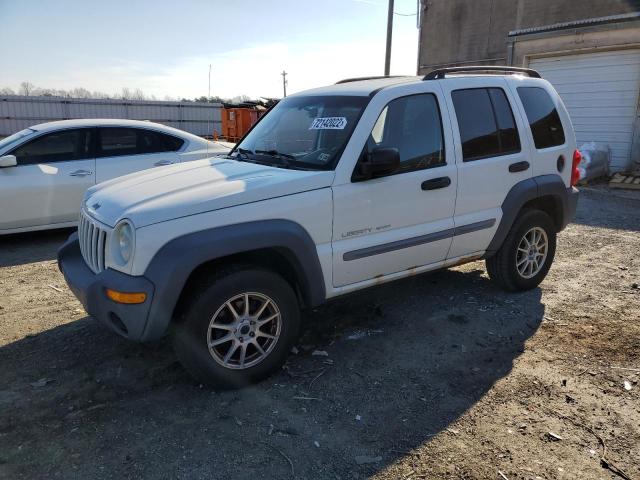 Photo 1 from auction – 2003 JEEP LIBERTY SP with VIN 1J4GL48K43W536271
