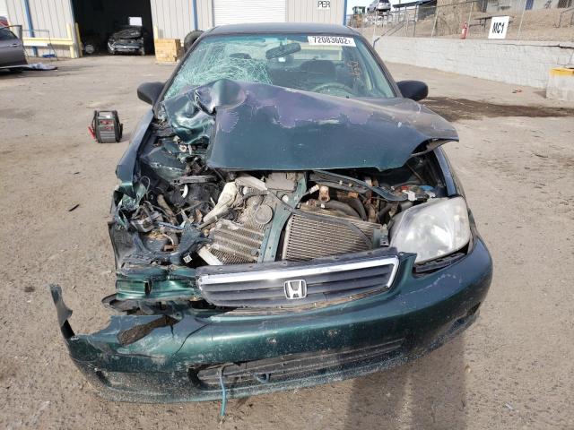 Photo 5 from auction – 2000 HONDA CIVIC BASE with VIN 2HGEJ6614YH594400