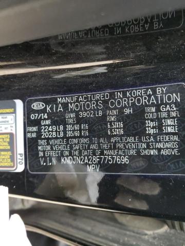 Photo 14 from auction – 2015 KIA SOUL with VIN KNDJN2A28F7757696